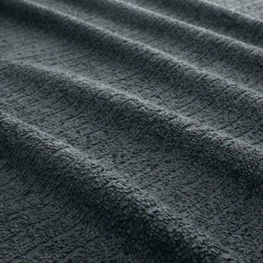 Ikea Tratten Hair Towel Wrap Set 2 Gray White 100% Cotton Discontinue - Picture 5 of 7